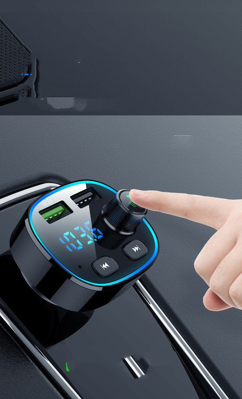 Fast Charging Car Bluetooth MP3 Player Car FM Transmitter Colorful Atmosphere Light Display