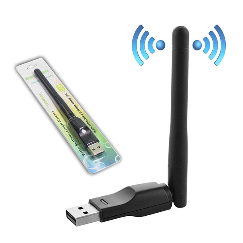 150M Wireless Small Network Card Antenna Receiver Computer Usb Wireless Network Receiver 7601 Network Card