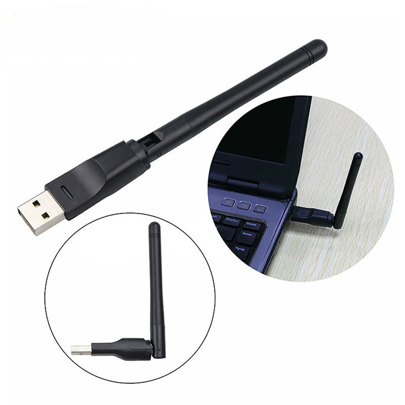 150M Wireless Small Network Card Antenna Receiver Computer Usb Wireless Network Receiver 7601 Network Card