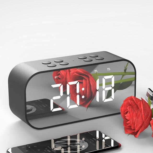 Wireless bluetooth speakers with LED display Clock