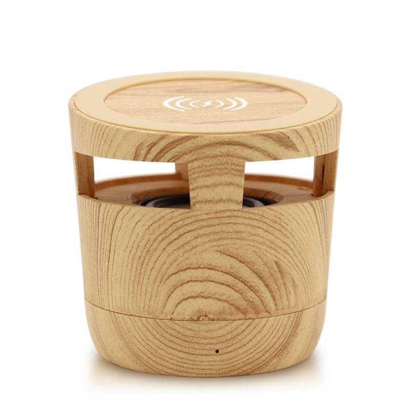 Bluetooth Speakers Vintage Wood Grain Subwoofer