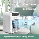 Household Small Air Conditioner Fan Portable Spray Air Cooler